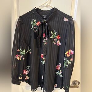 Ann Taylor floral blouse